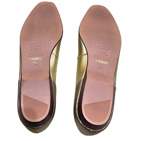 Westies tri color metallic bronze/gold/copper leather slip-on loafers size 9 - Picture 8 of 10